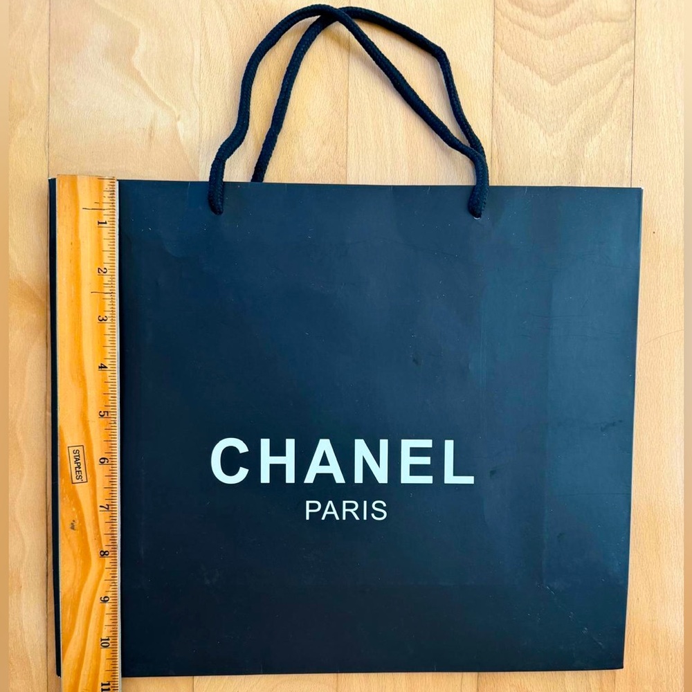 Chanel paper bag 12.5” by 10.7”